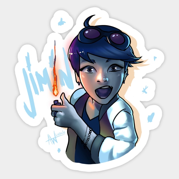 [FIRE] Jimin Sticker by Lushie